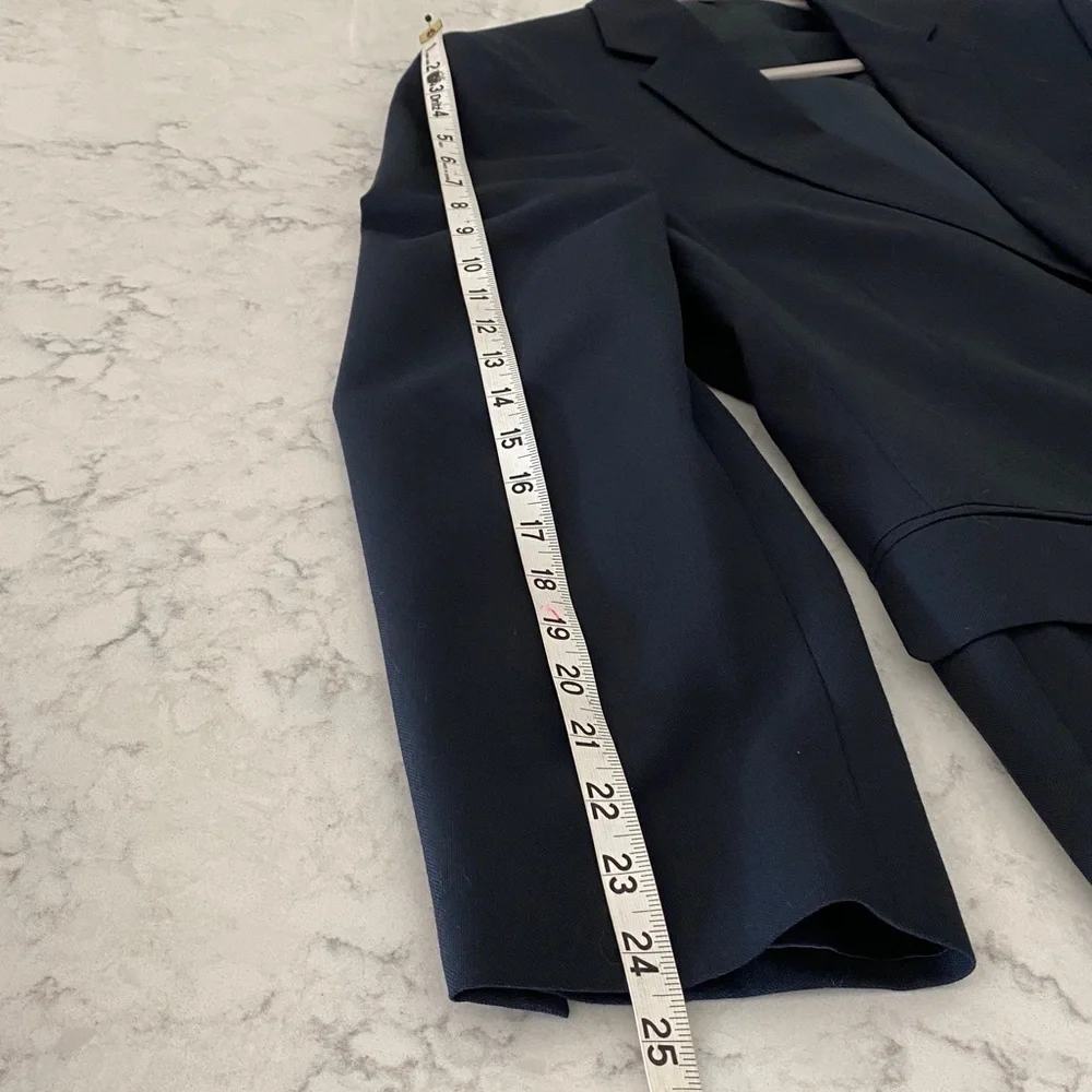 Dockers Mens Navy Blue Wool Blend Blazer Sport Coat size 44R